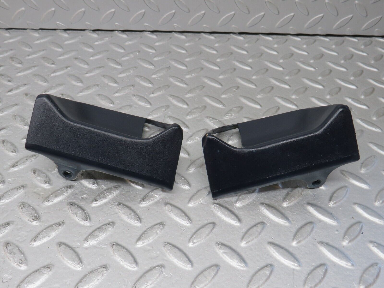 36840 Mercedes-Benz R129 300SL-24 Front Left Seat Release Trim 2x Blue 1299190920 1299191020