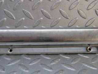 W109 front right door sill chrome used OEM