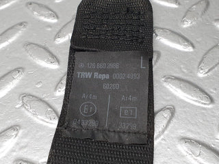 41269 Mercedes-Benz W126 300SE Front Left Seat Belt With Buckle 1268603986