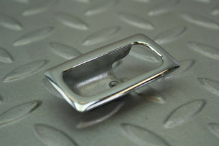 W123 Coupe door lock handle surround chrome used OEM