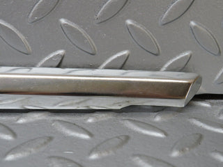 W126 front left door chrome moulding trim used OEM