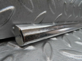 W123 rear left door chrome moulding trim used OEM