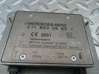 11185 Mercedes-Benz W221 S320 Bluetooth Control Module 2218703126/2118200885
