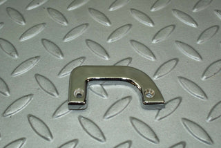 W115 right interior chrome door latch trim used OEM