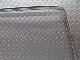 W116 rear windscreen chrome frame used OEM