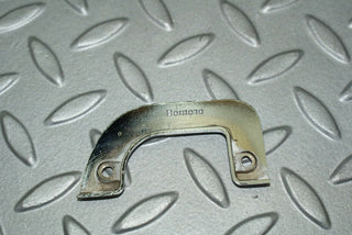 W115 right interior chrome door latch trim used OEM