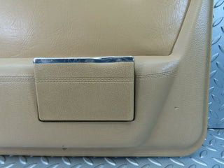 W116 rear left door card beige used OEM