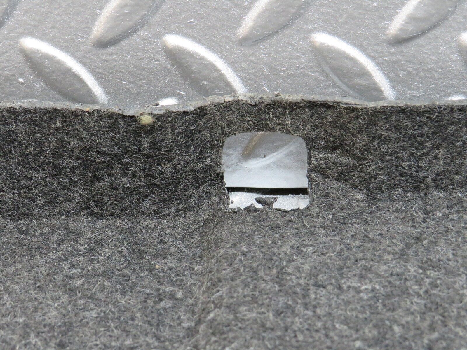 34064 Mercedes-Benz W124 260E Fuel Tank Cover Plate Carpet 1246940325