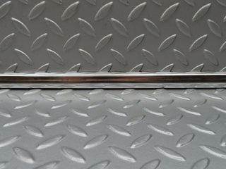 S123 Wagon rear left door chrome moulding trim used OEM
