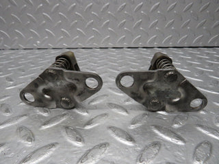 W126 Coupe bonnet lock catch pair used OEM