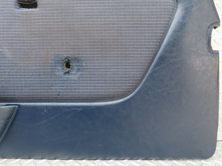 W123 Coupe front right door card blue used OEM