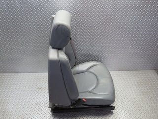 R129 SL electric front left passenger seat leather grey used OEM