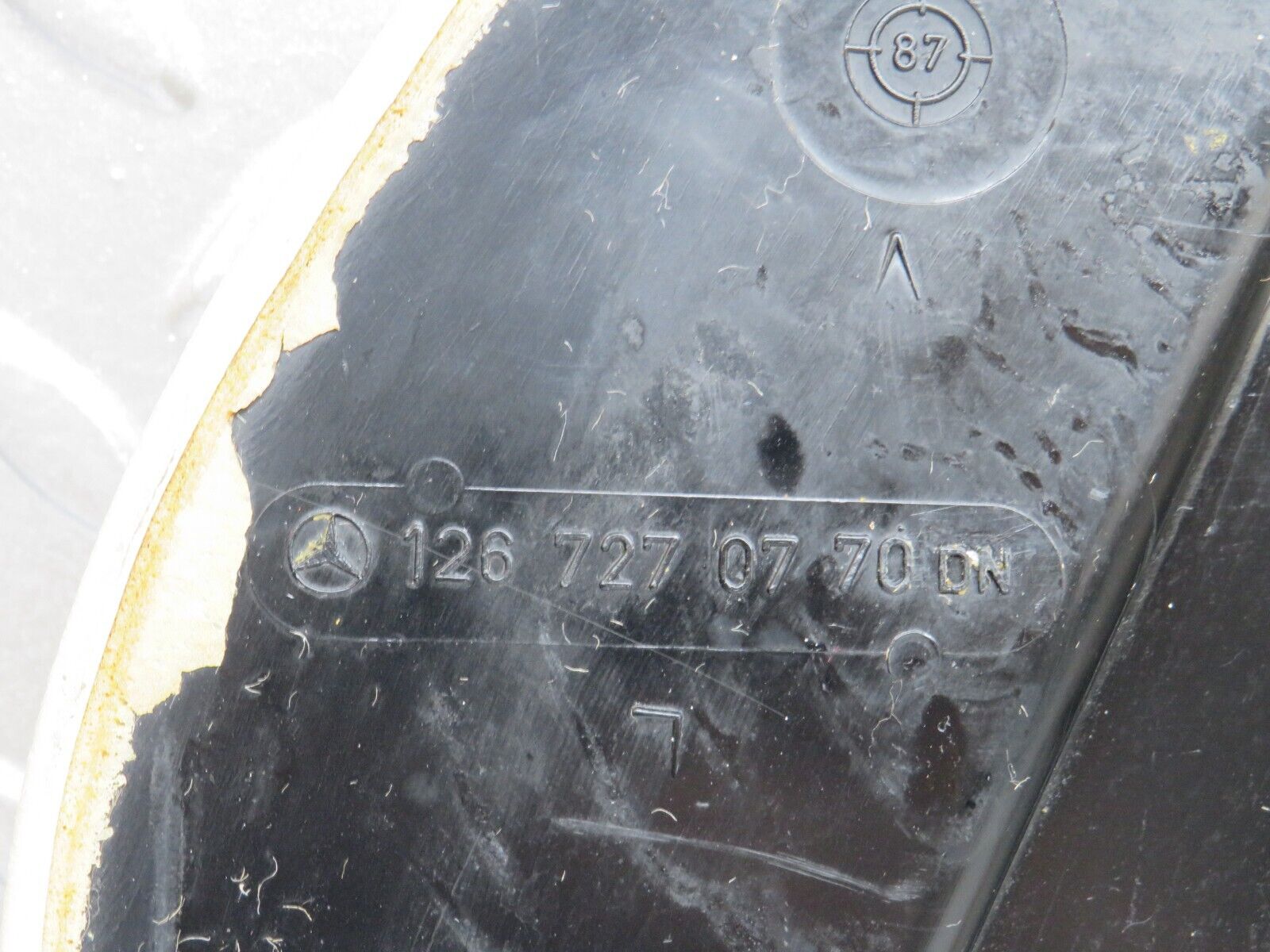 37071 Mercedes-Benz C126 420SEC Coupe Left Door Card Panel 1267270770