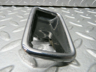 W123 Wagon chrome frame for door opener right used OEM