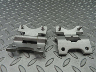 R107 SLC door hinges right pair used OEM