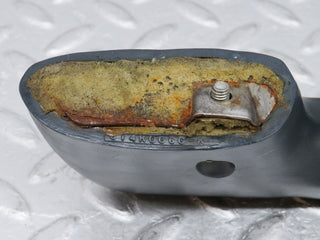 W108 interior door handle front right blue used OEM