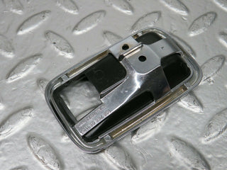 W108 chrome frame for door opener left used OEM