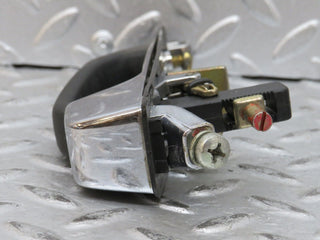 W123 rear left exterior chrome handle used OEM