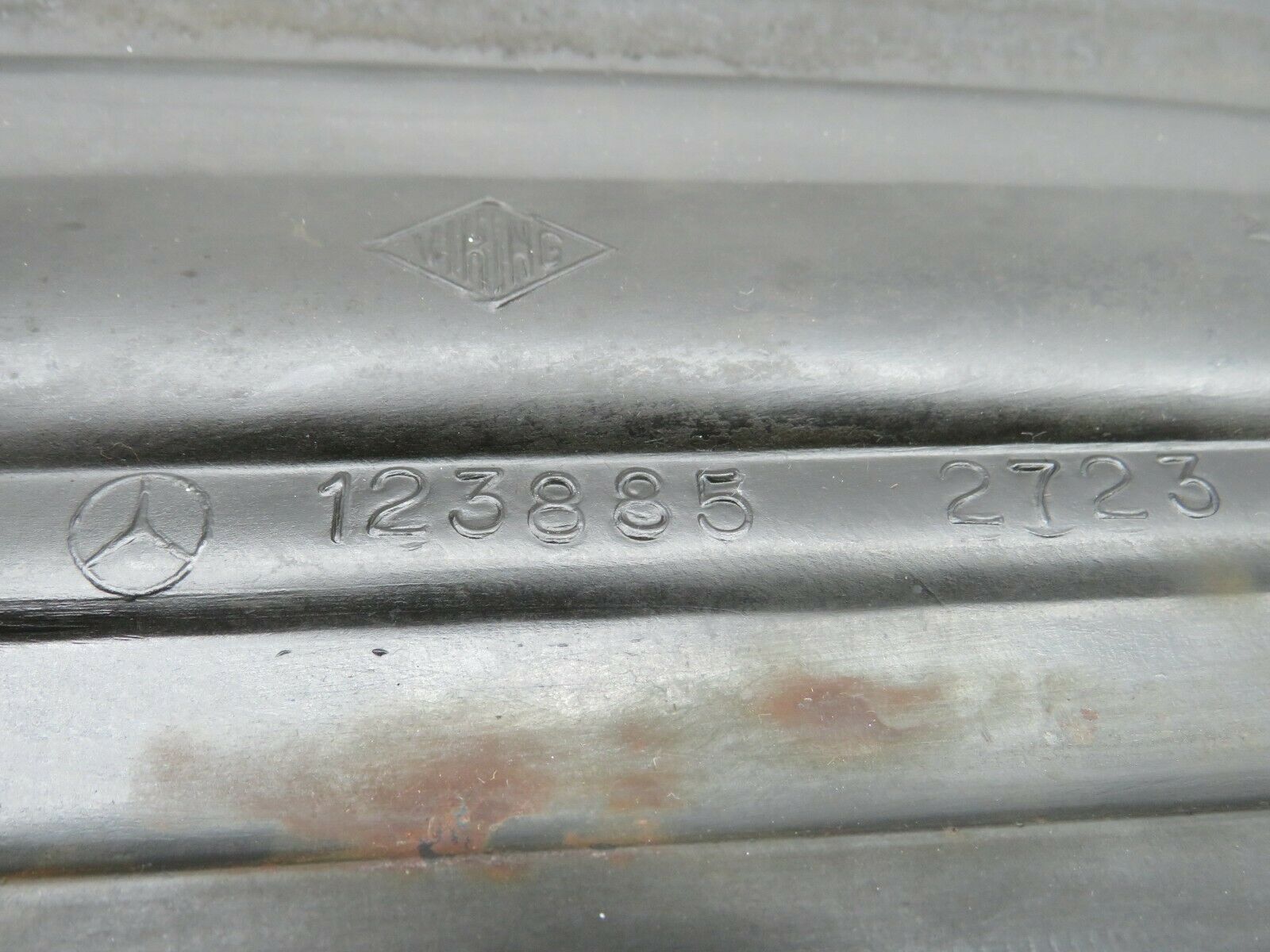 22016 Mercedes-Benz S123 280TE Wagon Front Left Bumper Rubber 1238852723