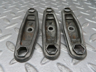 W123 Coupe fuel injector bracket 3pcs used OEM