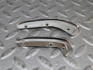 W109 interior door handle chrome trim pair right used OEM