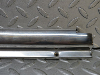W109 rear left door sill chrome used OEM