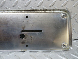 W109 rear number plate holder chrome used OEM