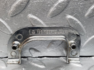 W126 interior chrome door latch trim right used OEM