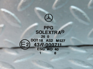 35061 Mercedes-Benz W210 320E Rear Left Quarter Window Glass 2107340124