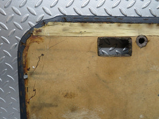 W109 front left door card blue used OEM