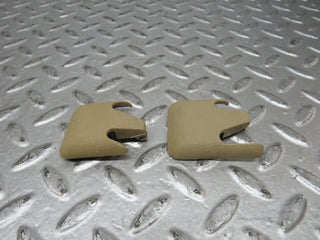 27486 Mercedes-Benz S124 300TE Front Seat Rail Trim Cover Pair 1246842218