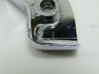 W116 left chrome door latch trim used OEM