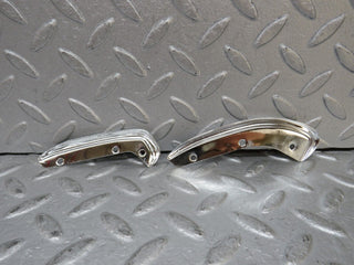 W109 interior door handle chrome trim pair right used OEM