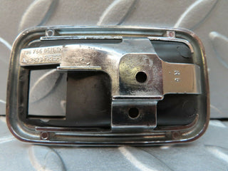 W123 Wagon door handle chrome frame used OEM