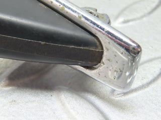 W123 exterior chrome door handle rear right used OEM