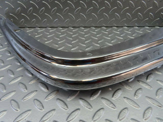 W108 front left upper bumper corner used OEM
