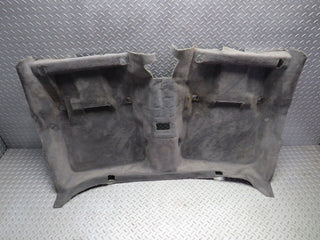 W124 rear floor carpet grey used OEM