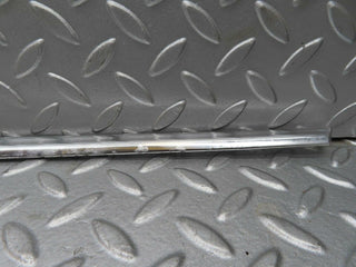 W123 front left door chrome moulding trim used OEM