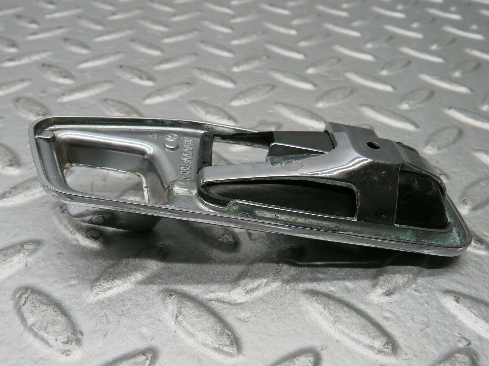 21976 Mercedes-Benz S123 280TE Wagon Chrome Frame For Door Opener Left 1167660111
