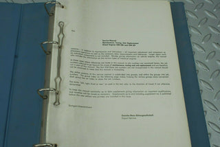 2480 Mercedes-Benz Owner's Service Manual OM636 & OM621 Engine