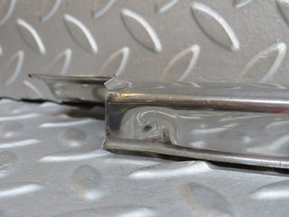 W109 front right door sill chrome used OEM