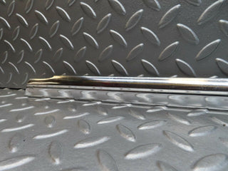 W108 front left door chrome moulding trim used OEM