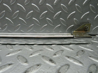 W123 Wagon rear left door chrome window channel used OEM