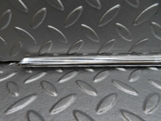 W123 front left door chrome moulding trim used OEM