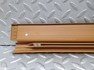 W124 front right door sill trim palomino used OEM