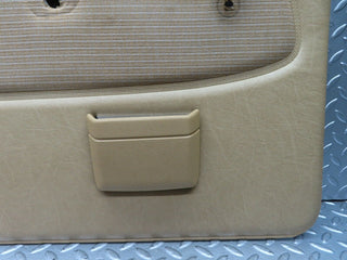 W123 rear left door card beige used OEM