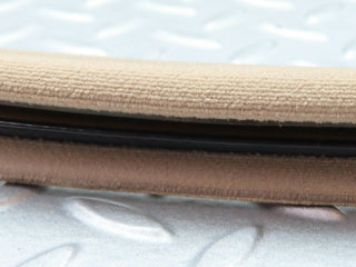 W124 front right door frame rubber seal beige cloth used OEM