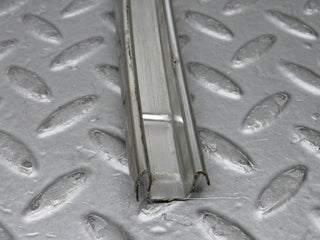 W108 rear right door chrome window channel used OEM