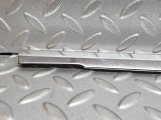 W126 front left door chrome moulding trim used OEM
