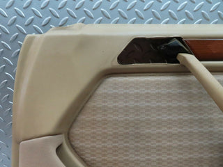 W124 front right door card beige used OEM